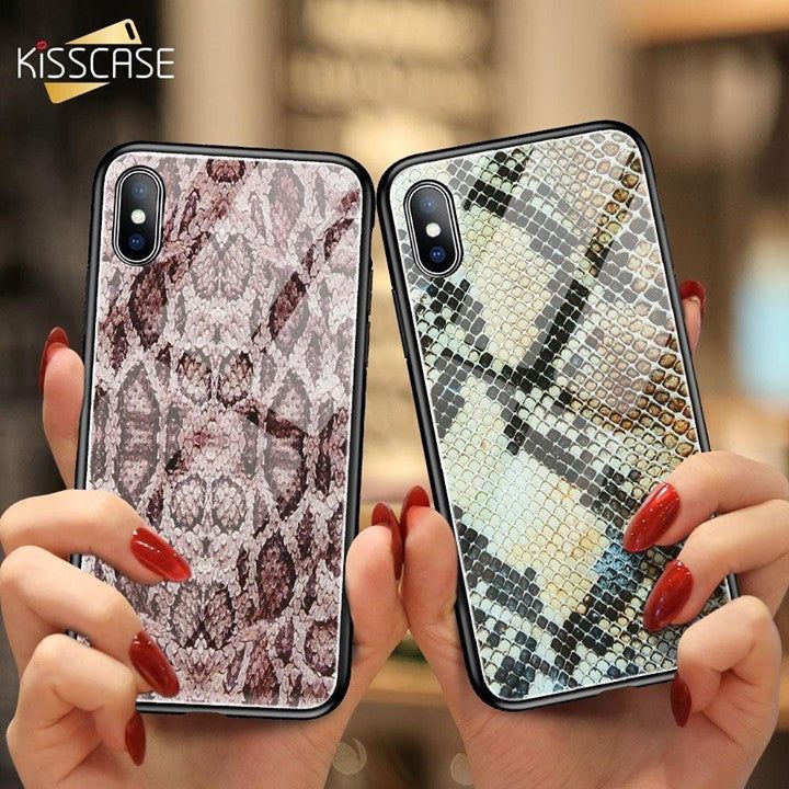 Snake Skin Phone Case For iPhone 6 6S 7 8 Plus X XS Max XR - Touchy Style .