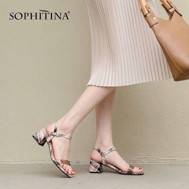 🔥 SOPHITINA Colorful Heel Sandals... - Touchy Style .