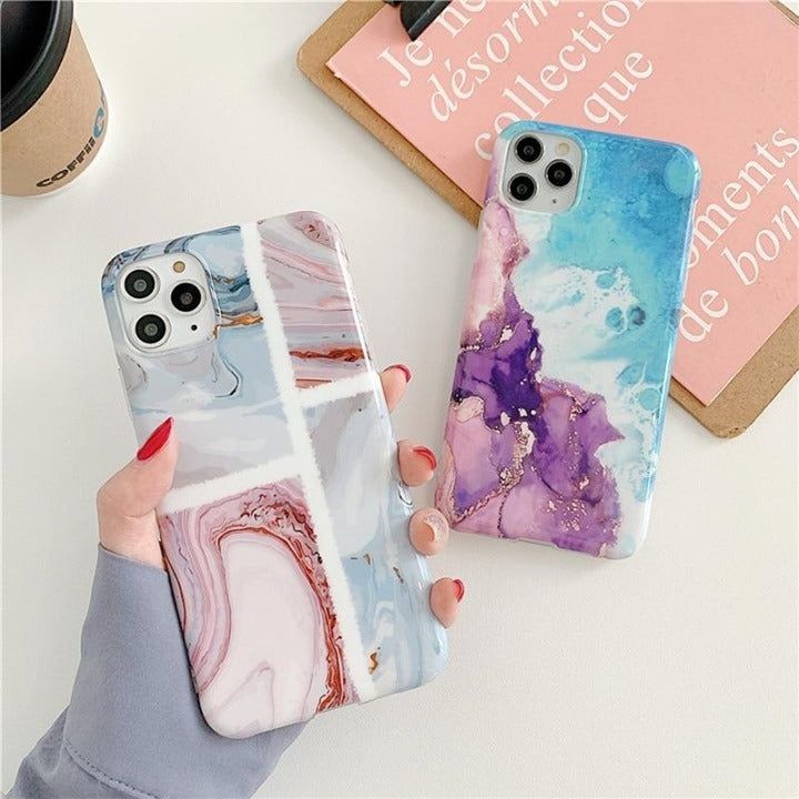 💎 Splicing Gradient Marble Cute... - Touchy Style .