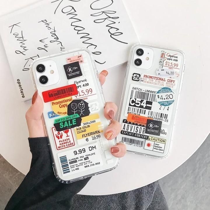Stamp Label Transparent Cute Phone... - Touchy Style .