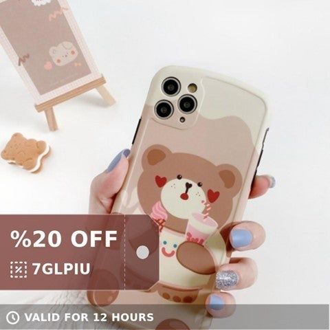 Stylish & Protective Fat Bear Phone Case for iPhone 11 Pro & More - Touchy Style .