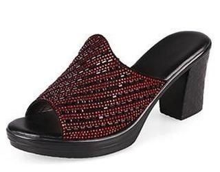 🔥 Summer Shoes Rhinestone Women's... - Touchy Style .