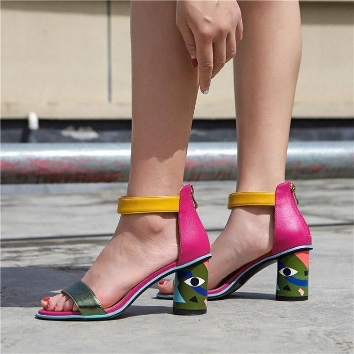 ⁌ Summer Shoes Sandals Prints High Heels Women's Casual Shoes Pumps ⁍ <br />
.<br />
⚡️ Link - Touchy Style .