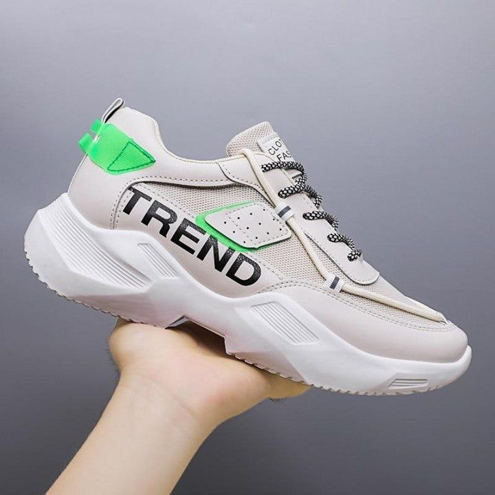 ✪ Thick Bottom Men Sneakers Shoes Men Casual Shoes Walking Running Shoes Male Outdoor Leisure Pla - Touchy Style .