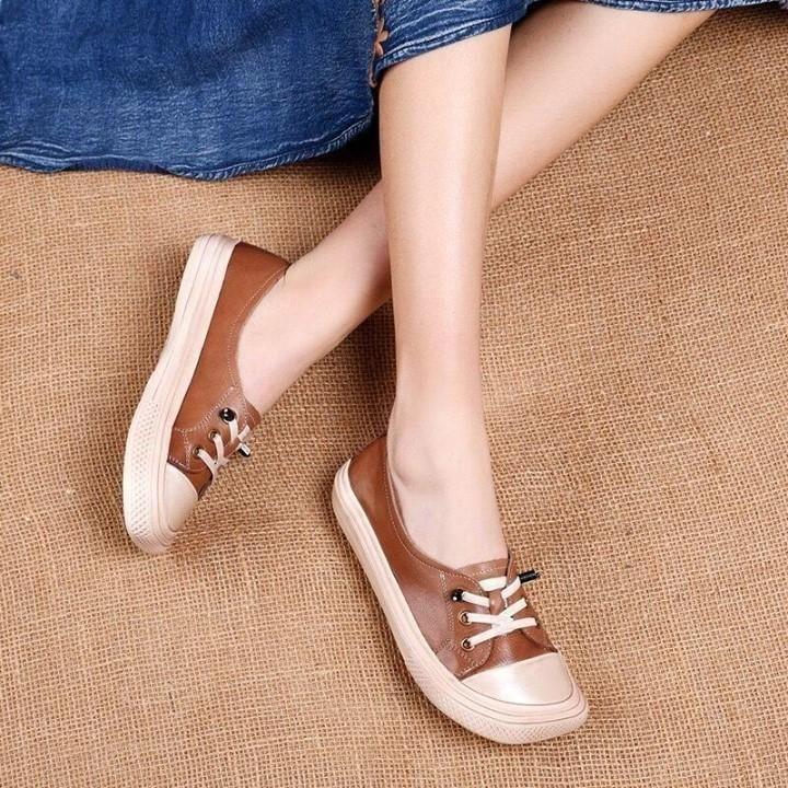 🔥 Women's Casual Shoes Genuine Leather Sandals Lace-Up Hollow 2021 Handmade Sneakers . | $73.45 < - Touchy Style .