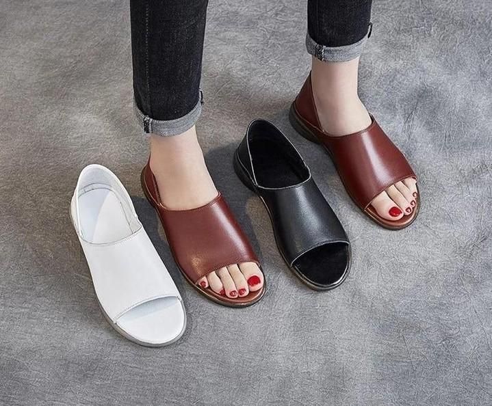 Women's Casual Shoes Leather Handmade Soft Flats Sandals 8801 starting from $84.12 See more. <br /> - Touchy Style .