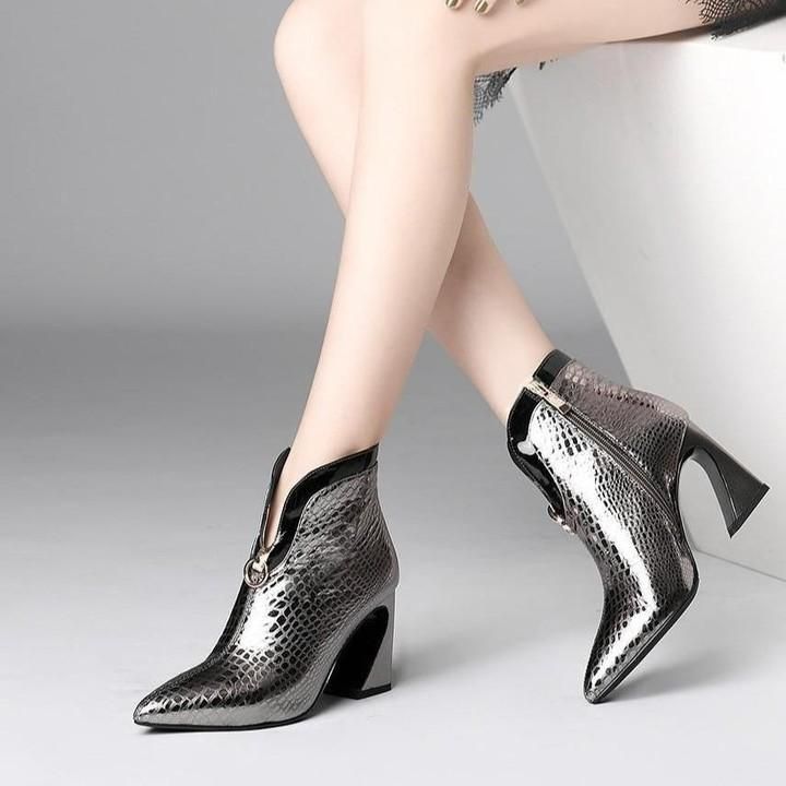 Women's Casual Shoes Leather High Heel Ankle Boots # PO235 for $118.29 <br />
<br />
https://bit.ly/ - Touchy Style .