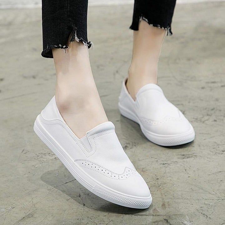 ✪ Women's Casual Shoes Leather... - Touchy Style .