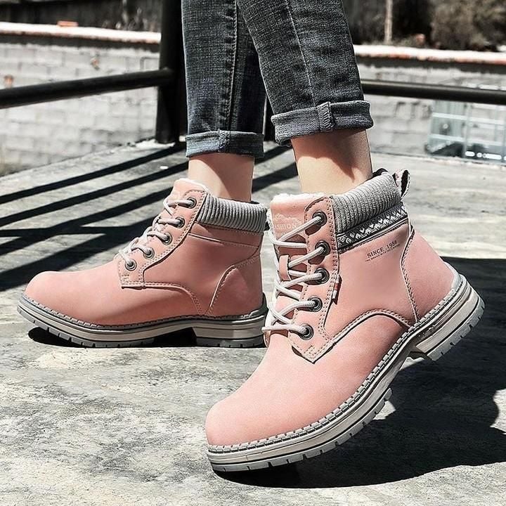 Women's Casual Shoes PU Leather Pink Ankle Boots at $57.99 Choose your wows. <br />
<br />
https://b - Touchy Style .