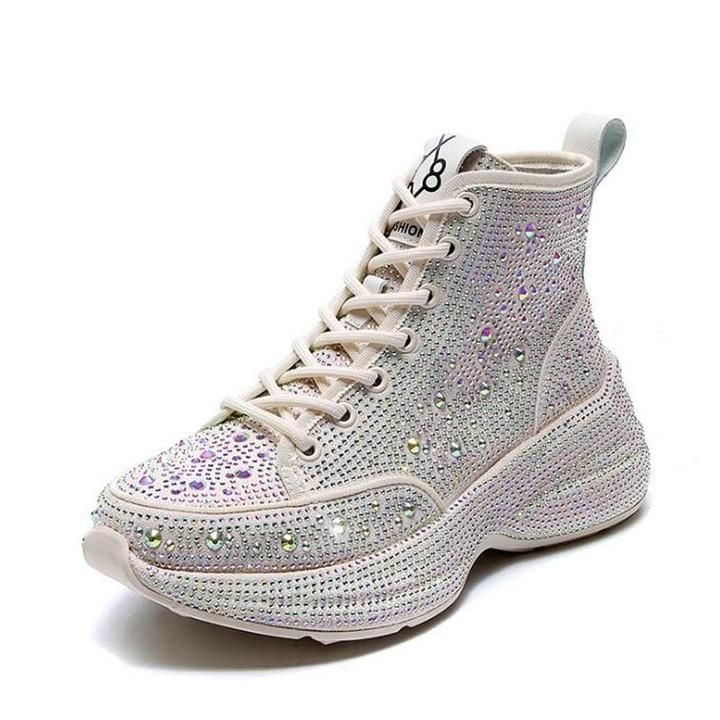 ⭕️ Women's Casual Shoes Rhinestones Shiny Ankle Boots at $70.99 <br />
.<br />
.<br />
➡️ Sh - Touchy Style .