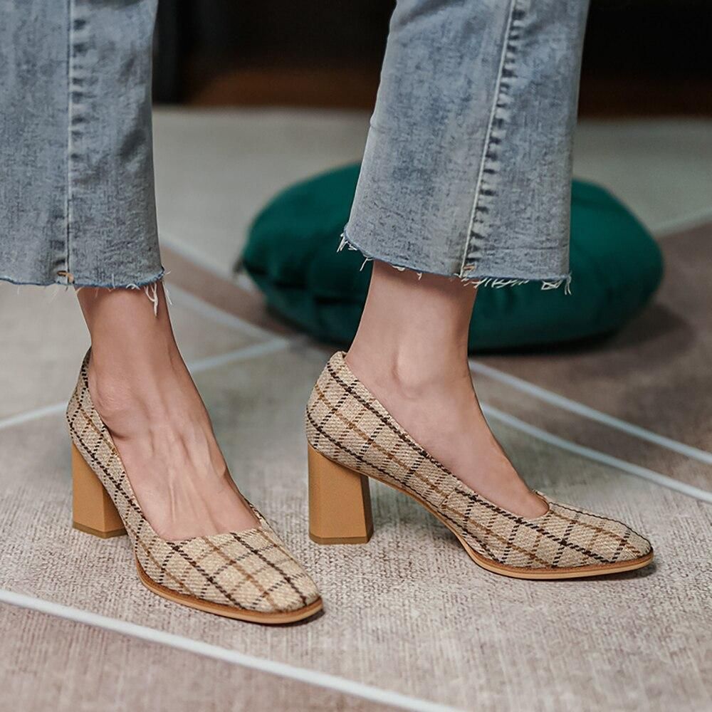 Women's Casual Shoes Square Thick High Heels Pumps WP126 for $83.72 <br />
<br />
https://bit.ly/3q4 - Touchy Style .
