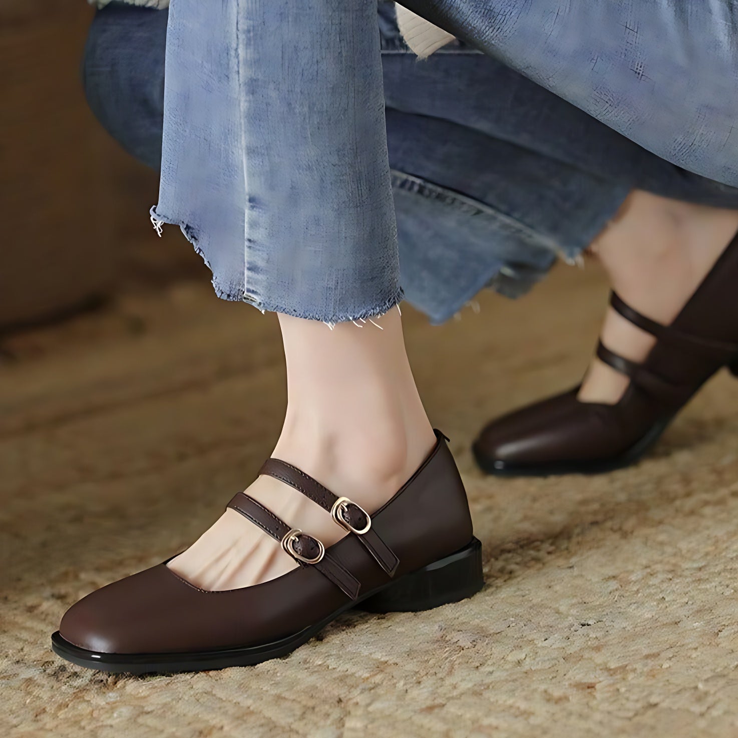 Women's Low-Heel Casual Shoes - Touchy Style .