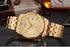069A - Simple Watch - Golden Quartz Wristwatch for Men - Touchy Style