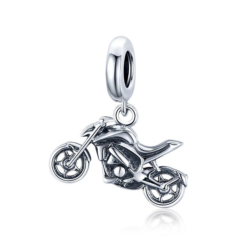 100% 925 Sterling Silver Ice-Cream Van Enamel Pendant Charm Jewelry WOS10 Without Chain - Touchy Style .