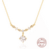 100% 925 Sterling Silver Necklace Charm Jewelry - Tassel Zircon Pendant - YH0476 - Touchy Style