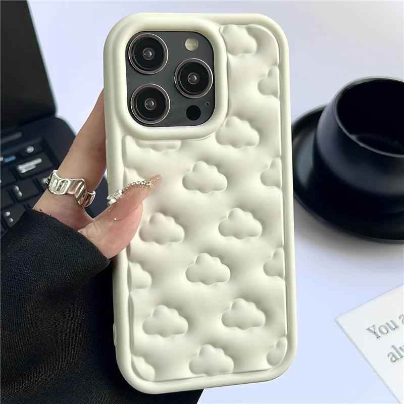 3D Clouds - Cute Phone Cases for iPhone 15 Pro Max, 11-14 Pro Max - Touchy Style