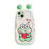 3D Ears Frog Cute Phone Cases - Wave Edge - For iPhone 15 Pro Max, 14, 13, 11, 12 - Touchy Style