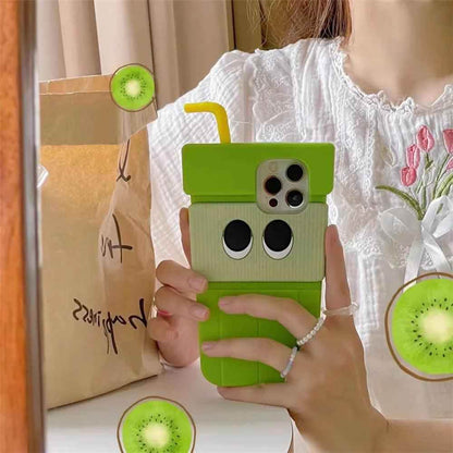3D Kiwi Fruit Juice - Cute Phone Cases For iPhone 14, 13, 12, 11 Pro, XS Max, XR, X, SE2, 7p, 8 Plus - Touchy Style