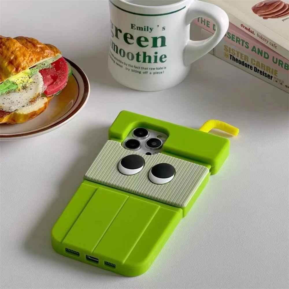 3D Kiwi Fruit Juice - Cute Phone Cases For iPhone 14, 13, 12, 11 Pro, XS Max, XR, X, SE2, 7p, 8 Plus - Touchy Style