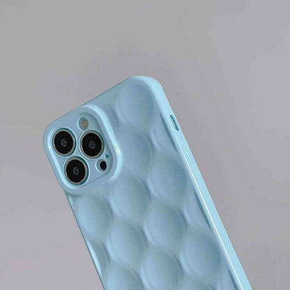 3D Purple Honeycomb Pattern - Cute Phone Cases for iPhone 15, 14, 13, 12, 11, Pro, Max, Mini, X, XS, XR - Touchy Style
