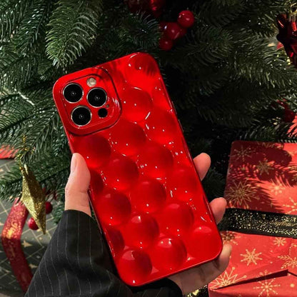 3D Purple Honeycomb Pattern - Cute Phone Cases for iPhone 15, 14, 13, 12, 11, Pro, Max, Mini, X, XS, XR - Touchy Style