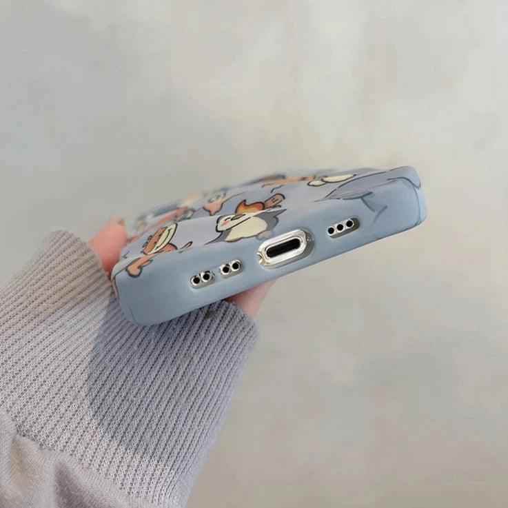 3D Wavy Cartoon Animal Pattern - Cute Phone Cases For iPhone 15 Pro Max, 14, 13, 11, or 12 - Touchy Style
