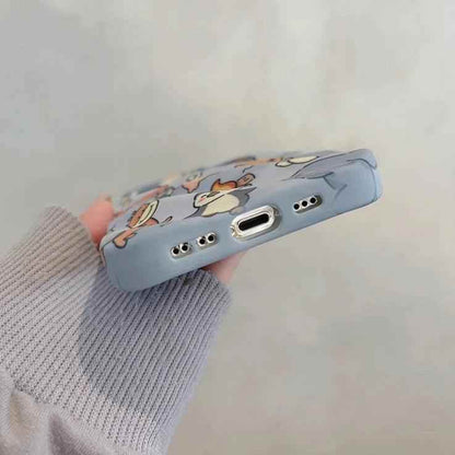3D Wavy Cartoon Animal Pattern - Cute Phone Cases For iPhone 15 Pro Max, 14, 13, 11, or 12 - Touchy Style
