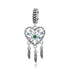 925 Sterling Silver Bohemian Dream Catcher Pendant Necklace Charm Jewelry Without Chain - Touchy Style .