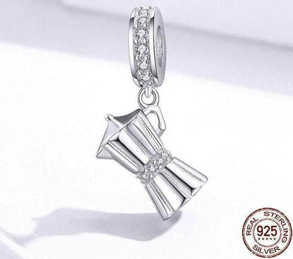 925 Sterling Silver Drip Pot Pendant Charm Jewelry Without Chain GN1233 - Touchy Style