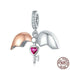 925 Sterling Silver Key Of Heart Pendant Charm Jewelry Without Chain - Touchy Style .