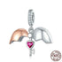 925 Sterling Silver Key Of Heart Pendant Charm Jewelry Without Chain - Touchy Style