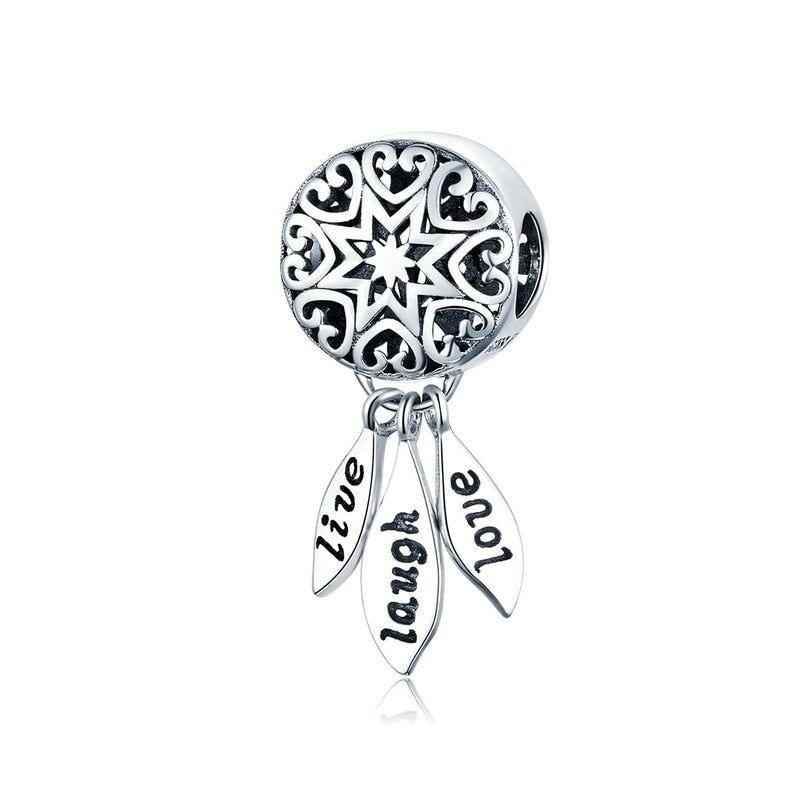 925 Sterling Silver Life Dream Catcher Pendant Charm Jewelry Without Chain - Touchy Style