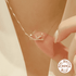 925 Sterling Silver Necklace Charm Jewelry - Bamboo Clavicle Chain - Xm418 - Touchy Style