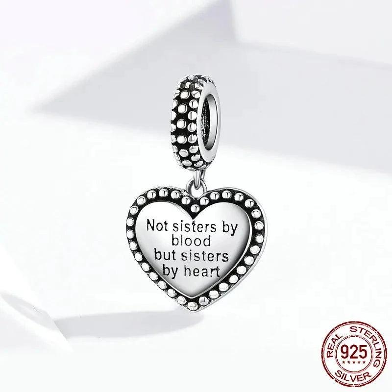 925 Sterling Silver Pendant Charm Jewelry Heart Letter SCC1396 - Touchy Style