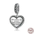 925 Sterling Silver Pendant Charm Jewelry Heart Letter SCC1396 - Touchy Style