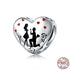 925 Sterling Silver Pendent Charm Jewelry Marry Me Heart 