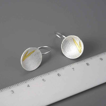 925 Sterling Silver Small Bamboo Leaves Dangle Earrings: Charm Jewelry (LFJB0267) - Touchy Style