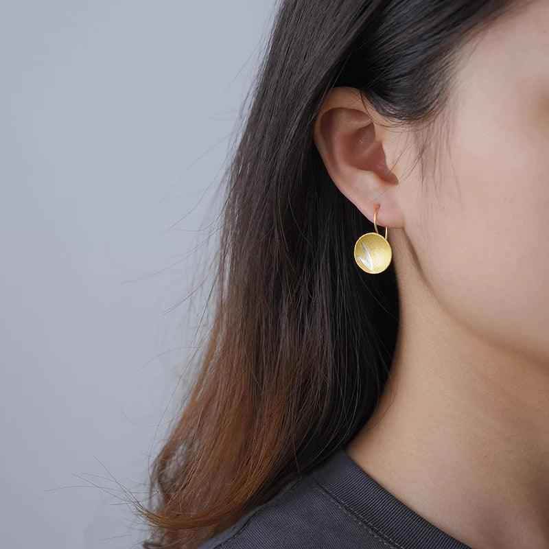 925 Sterling Silver Small Bamboo Leaves Dangle Earrings: Charm Jewelry (LFJB0267) - Touchy Style