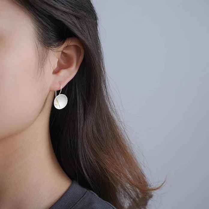 925 Sterling Silver Small Bamboo Leaves Dangle Earrings: Charm Jewelry (LFJB0267) - Touchy Style
