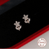 925 Sterling Silver Stud Earrings Charm Jewelry - Small Fresh Flower - Xm340 - Touchy Style