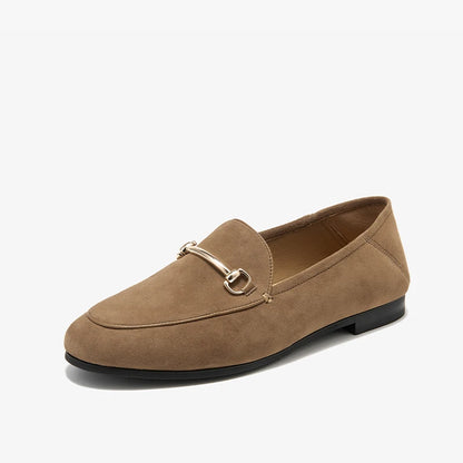 BEAUTODAY Dress Shoes Women Loafers Cow Leather Sheepskin Rubber Formal Business Suit Ladies 2024 Spring Autumn Handmade 27171