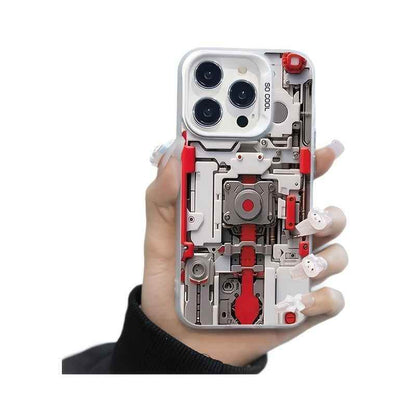 Cute Phone Cases For iPhone 16 Pro Max, 15, 14, 13, 12, 11 - Creative Mechanical Cover - PC5540 - Touchy Style