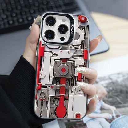 Cute Phone Cases For iPhone 16 Pro Max, 15, 14, 13, 12, 11 - Creative Mechanical Cover - PC5540 - Touchy Style