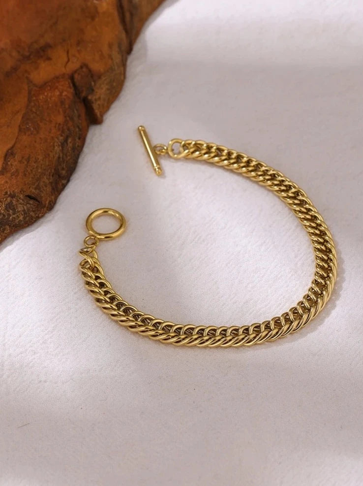 YH1434A Bracelet Charm Jewelry - Geometric Chain - Stainless Steel Necklace