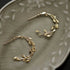 925 Sterling Silver French Simple Wrapping Olive Leaf Earrings Women Elegant Noble Wedding Jewelry Accessories Gift - Touchy Style