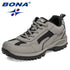 BONA New Designers Non-slip Wear-resistant Breathable Hiking Shoes Men Outdoor High-quality Jogging Walking Shoe Mansculino - Touchy Style