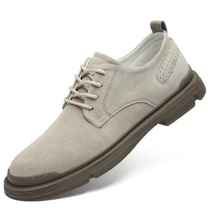 Casual Genuine Leather Men Shoes Breathable Suede Leather Men Oxfords Shoes Hot Sale Flats Man Footwear - Touchy Style