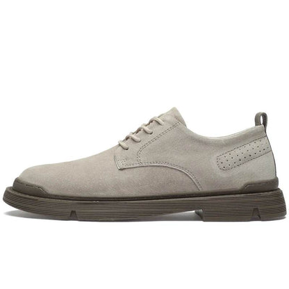 Casual Genuine Leather Men Shoes Breathable Suede Leather Men Oxfords Shoes Hot Sale Flats Man Footwear - Touchy Style