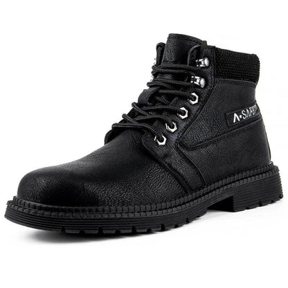 Waterproof Work &amp; Safety Boots Men Leather Boots Indestructible Male Work Shoes Men Winter Boots Safety Shoes Men Steel Toe Shoe - Touchy Style