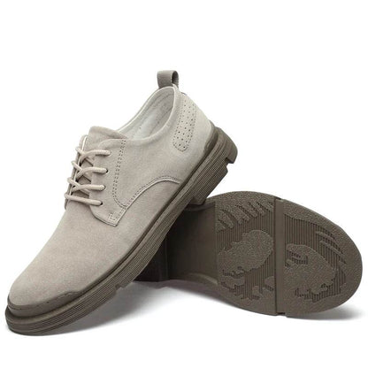 Casual Genuine Leather Men Shoes Breathable Suede Leather Men Oxfords Shoes Hot Sale Flats Man Footwear - Touchy Style